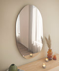 Wandspiegel Modern Asymmetrisches Design Spiegel 52 cm x 89 cm