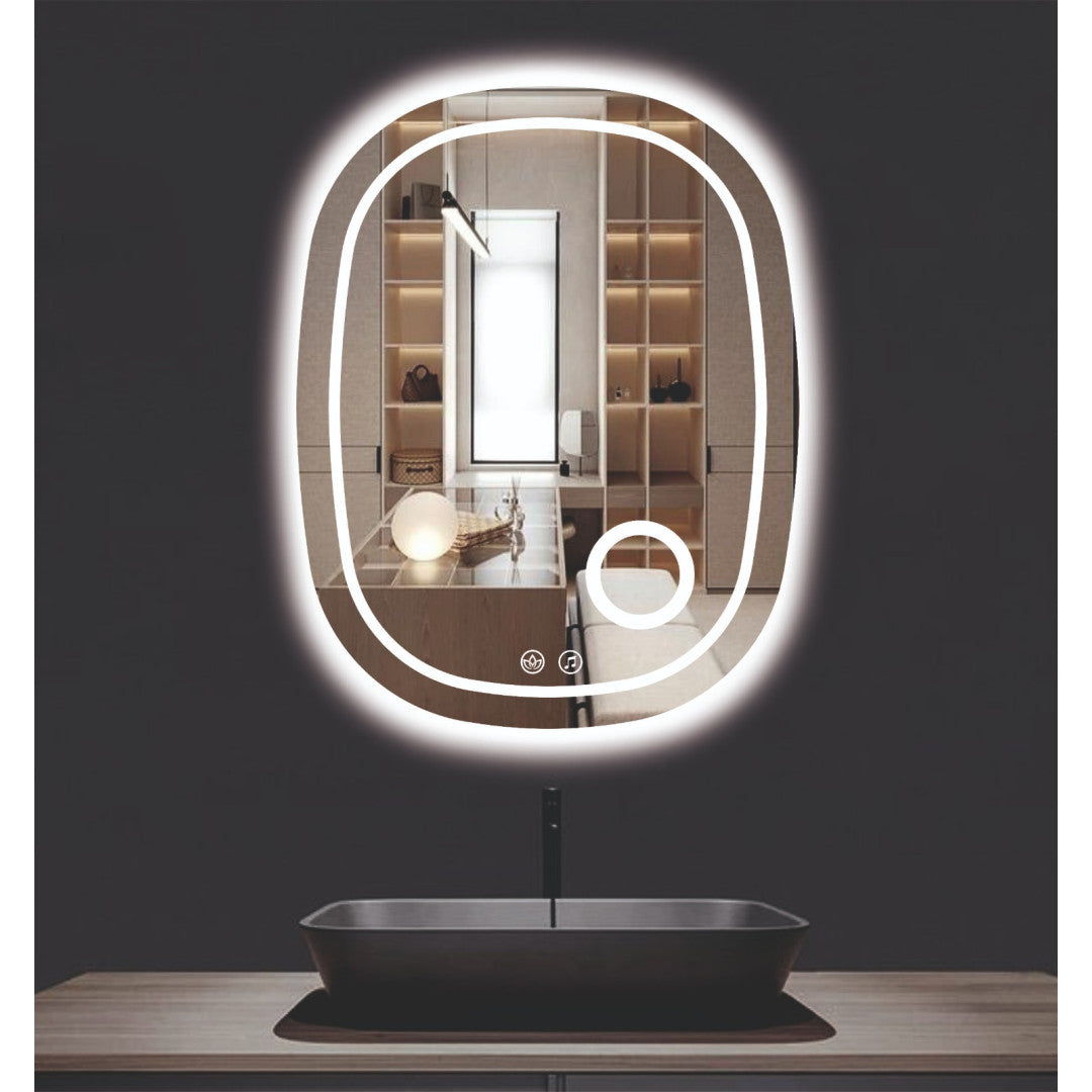 Erike Smart Mirror — LED Wandspiegel Oval