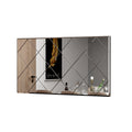 Wandspiegel Mofo Karo Rechteck Design Transparent 120 cm x  60 cm